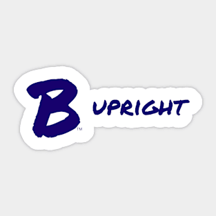 B Upright Sticker